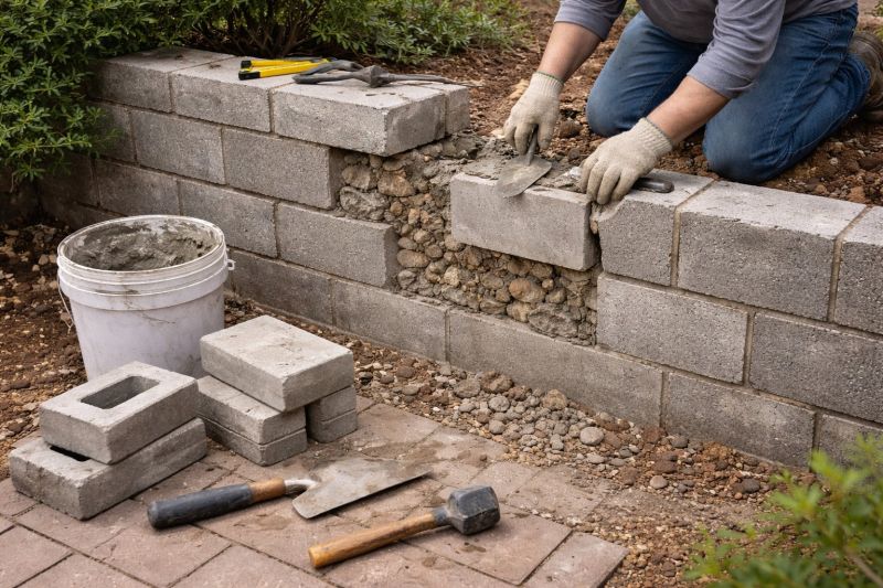 Block Wall Repair in Spotsylvania, VA