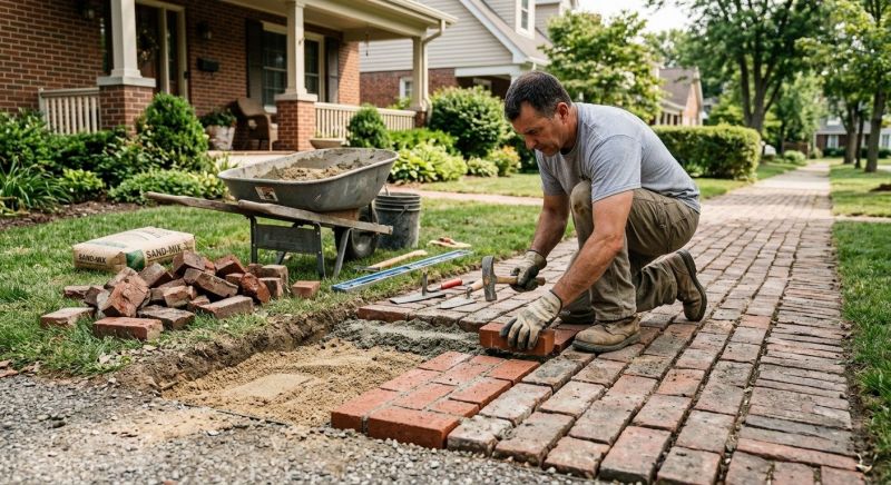 Brick Flatwork Repair in Ruther Glen, VA