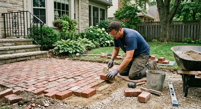 Brick Flatwork Repair in Stafford County, VA