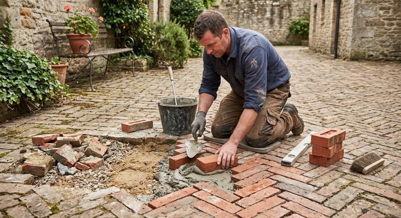 Brick Flatwork Repair in Stafford, VA