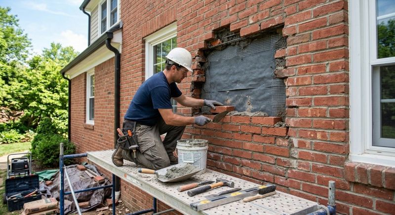 Brick Masonry Repair in Port Royal, VA