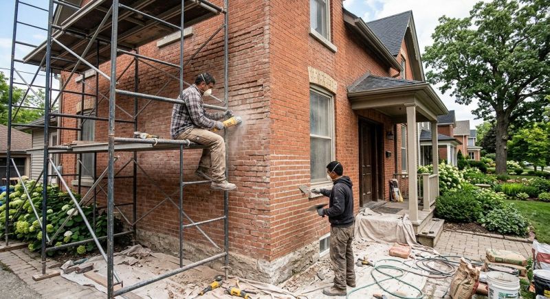 Brick Masonry Restoration in Fredericksburg, VA