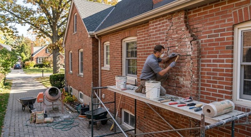Brick Restoration in Fredericksburg, VA