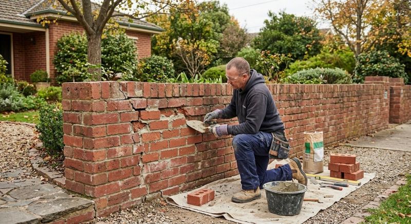 Brick Wall Repair in Fredericksburg, VA