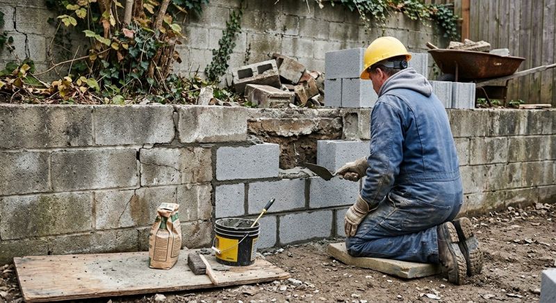 Concrete Block Repair in Locust Grove, VA