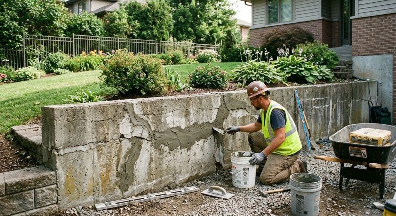 Retaining Wall Repair in Dumfries, VA