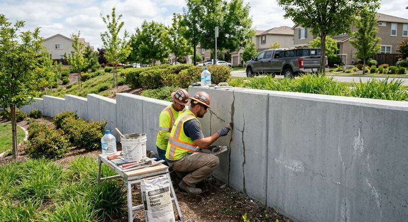 Retaining Wall Repair in King George County, VA
