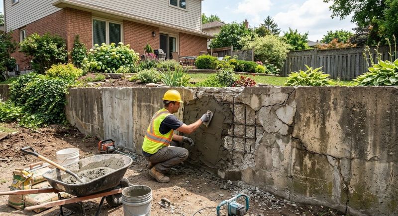 Retaining Wall Repair in King George, VA