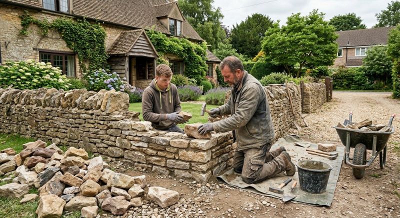 Stone Wall Repair in Dumfries, VA