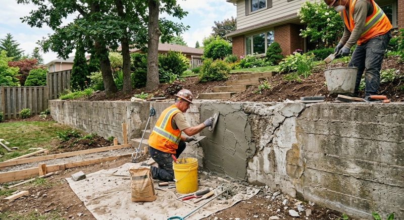 Retaining Wall Repair in King George, VA